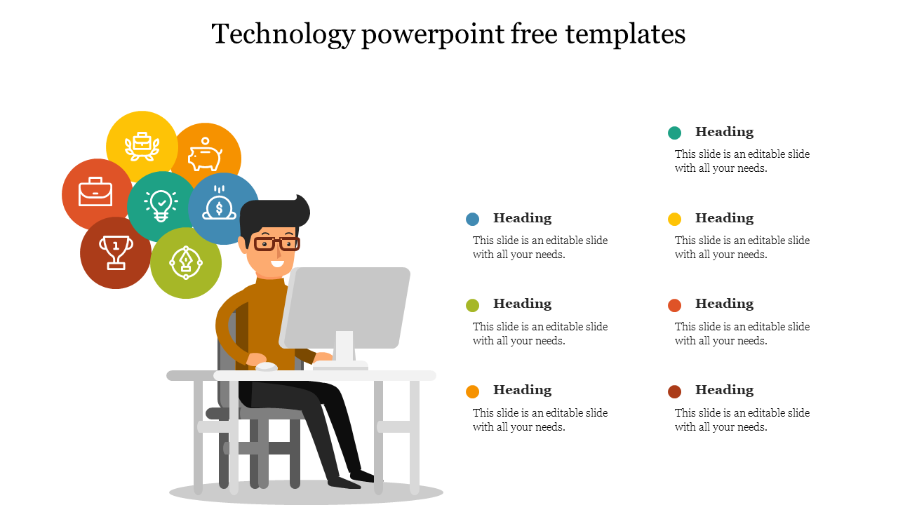 Free - Our Predesigned Technology PowerPoint Free Templates